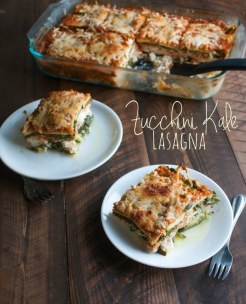 zucchini kale lasagna