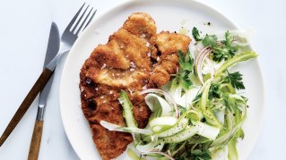 pork-shoulder-cutlets-with-fennel-and-asparagus-salad